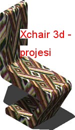 Xchair 3d Autocad Çizimi
