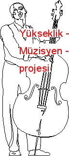 Yükseklik - kontrbas ile Müzisyen Autocad Çizimi