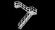 6meter merdiven Autocad Çizimi