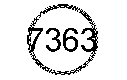 7363 Autocad Çizimi
