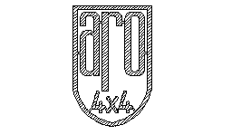 ARO logo 4x4 Autocad Çizimi