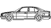 BMW bok Autocad Çizimi