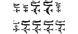 Boing Uçaklar - 2D ayrıntılı Autocad Çizimi