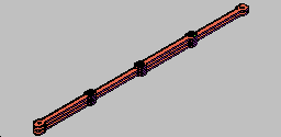 Demir Zinciri bağlantıları Cast Autocad Çizimi