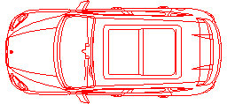 Cayenne Porsche planı Autocad Çizimi