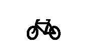 Bisiklet yolu sembol Autocad Çizimi