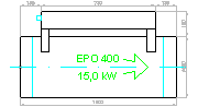 EPO 400-15,0 Autocad Çizimi