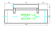 EPO 400-20,0 Autocad Çizimi