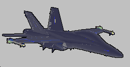 F-18 Autocad Çizimi