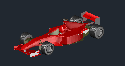 Ferrari 2001 Autocad Çizimi
