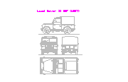 Land Rover SI 88 Autocad Çizimi