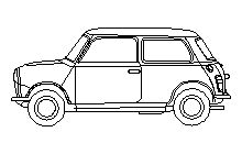 Mini - Cooper Autocad Çizimi