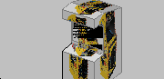 Pacman Arcade Machine Autocad Çizimi