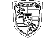porsche logo Autocad Çizimi