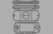 SONY PSP Autocad Çizimi
