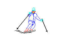 sporları kayak Autocad Çizimi