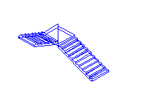 merdiven 2 Autocad Çizimi