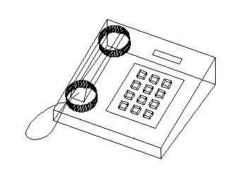 Telefon 1 3D Autocad Çizimi