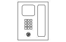 telefon - smp Autocad Çizimi