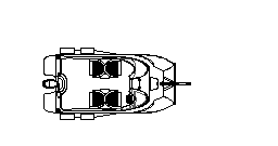 Römork üzerindeki ikiz tekne Autocad Çizimi