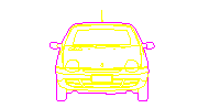 TwingoF Autocad Çizimi