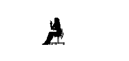 kadın oturuyor Autocad Çizimi