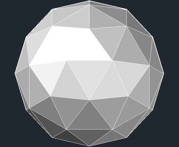 Icosidodecahedron Autocad Çizimi