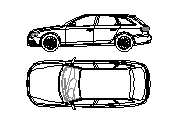 Audi A4 Avant Autocad Çizimi