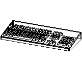 klavye Autocad Çizimi