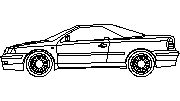 Octavia kabrio bok Autocad Çizimi