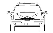 Renault Laguna II , VA Autocad Çizimi