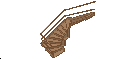 Merdivenler 3d dikiş Autocad Çizimi