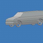 minivan Autocad Çizimi