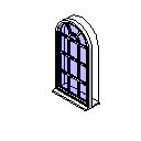 Kemerli Başkanı pencere Autocad Çizimi