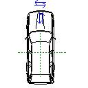 Otomobil - 2D sembolü Autocad Çizimi