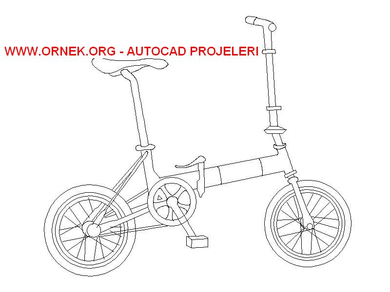 Bisiklet Autocad Çizimi
