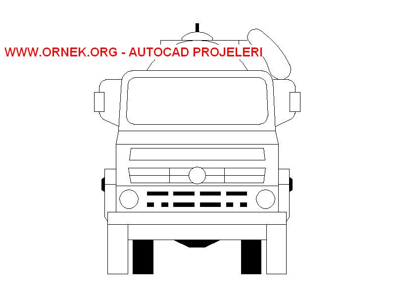 Tanker Autocad Çizimi